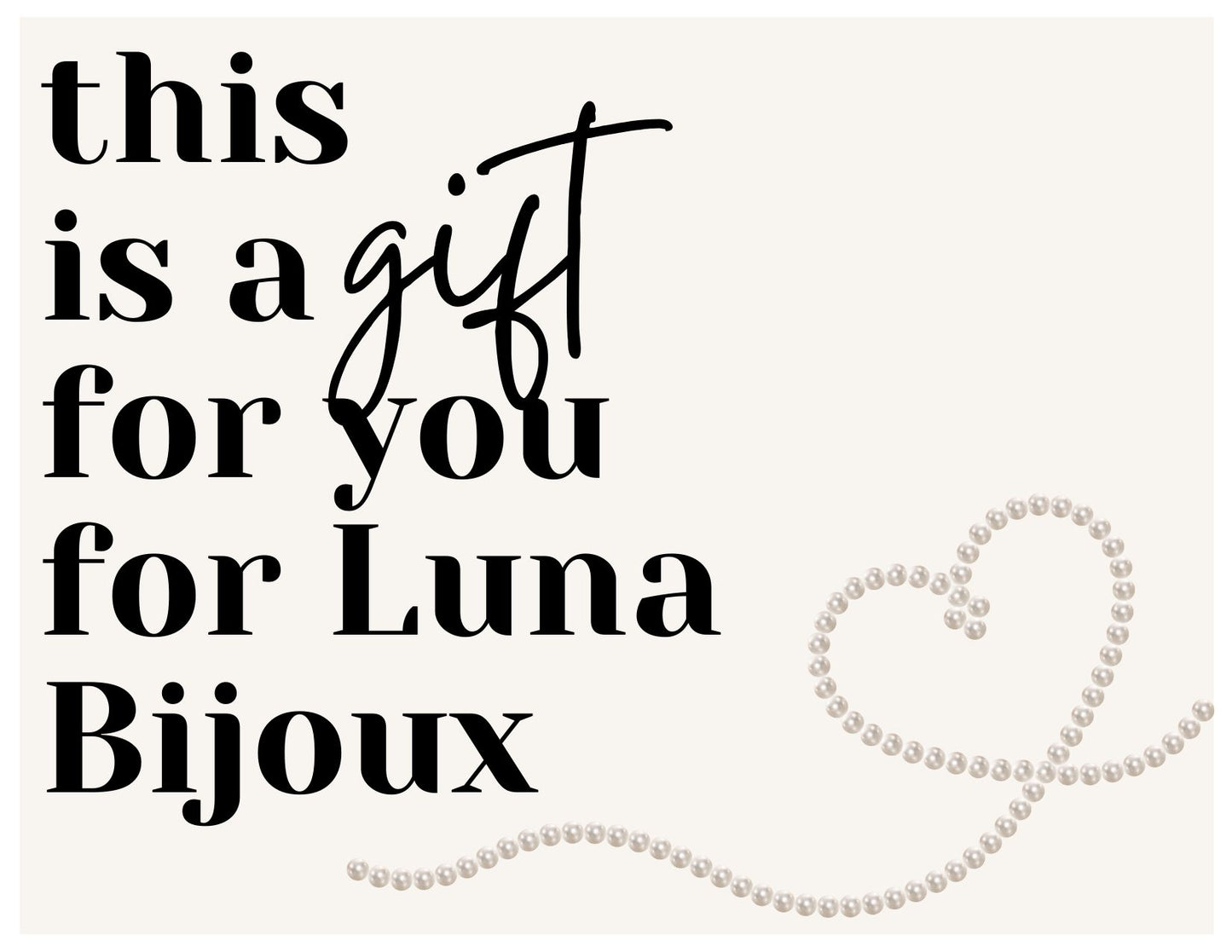 Luna Bijoux Gift Card